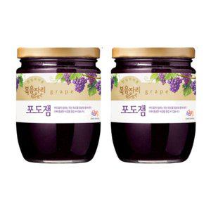 [기타]복음자리 국산포도잼 370g X2 디저트 베이커리 과일잼