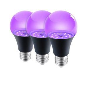 10W 보라색 전구 AC85-265 어두운 파티 용품 램프 블랙 라이트바 형광 인테리어 E27 UV 395nm 분위기