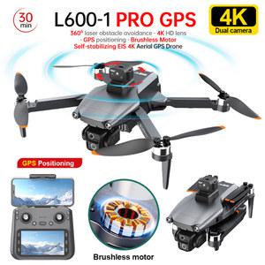 L600 1 PRO GPS 화면 제어 드론 전문가용 4K HD 듀얼 카메라 장애물 회피 브러시리스 모터 5G 와이파이 RC 쿼드콥터
