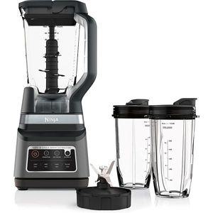 닌자 Ninja BN751 Professional Plus DUO Bender 1400 피크 와트 스무디 냉동 음료 및 영양소 추출을 위한
