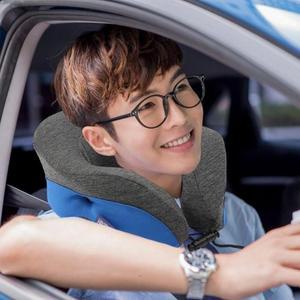 목베개 넥필로 블루 메모리폼 휴대용목쿠션 (3nJpg)
