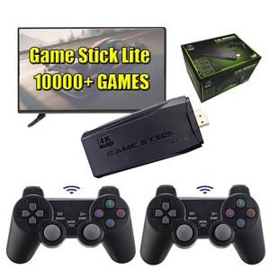 비디오 게임 콘솔 스틱 라이트 4K 20000 HD 레트로 클래식 아케이드 Emulador 무선 TV