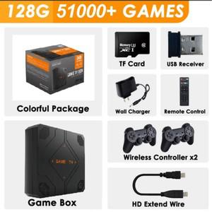 2025 G12PRO 레트로 게임 스틱 HDMI TV 콘솔 PSP/PS1 50000 듀얼 시스템 오픈 아케이드 3D 셋톱