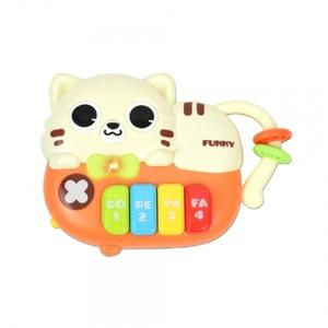 h37 오즈토이 아동용 고양이 멜로디 피아노 장난감 주황 503-19 orange 18개월 장난감