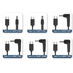 UsbC-5.5x2.5mm 변환기 USB 전원 부스트 라인 12V PD 트리거 케이블 3.5x1.35