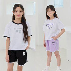 [shopDekelly]리본 돌핀 반바지 팬츠 / 여아 주니어 의류 초등학생 옷