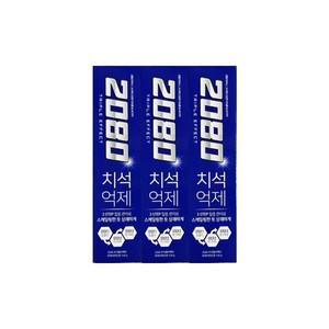 알티피아 2080 트리플 이펙트 후레쉬민트향 120g X 3개 잇몸치약 불소치약 민트치약 시원한치약