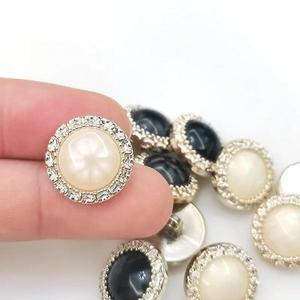 코트단추 고급단추 수입 금장 예쁜 정장 자켓 10 개/몫 유행 의류 단추 17.5/21/25mm 골드 컬러 플라스틱