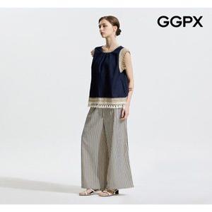 [GGPX]프린지 포인트 데님 블라우스 세트 투피스 (GP4OP086F)
