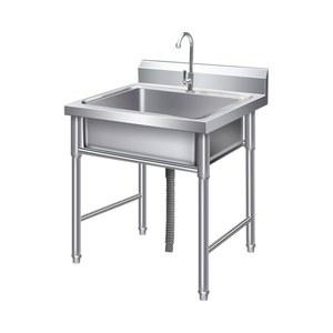 업소용 싱크대 캠핑장 이동식 120x50x80 왼쪽 다용도실 업소용개수대 글램핑 수납