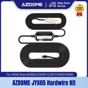 차량 어댑터 케이블 맥스용 M300S Azdome 와이어 5A 출력 레코드 DVR 12V GS63Pro M550 하드 24V 키트 5V2 차량용