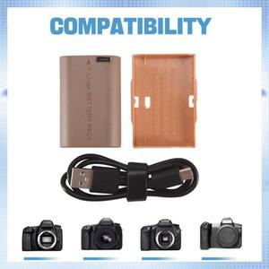2250Mahlp-E6NH Replace LP-E6N Battery With Type-C Input For Canon EOS 60D 70D 7D2 5D2 5D4 Mark Camer