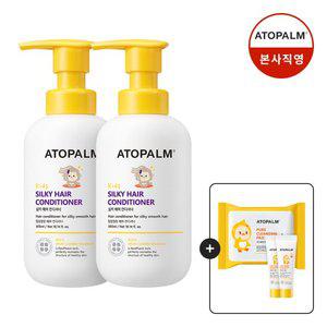 [아토팜] 실키 헤어 컨디셔너 300mlX2 +(패드30매+선로션10ml*2 6/16~22)