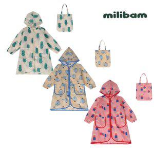 밀리밤 밀리 일러스트 레인코트 MLUC25A60
