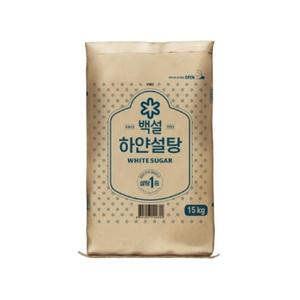 백설 하얀 설탕 15kg x 1개