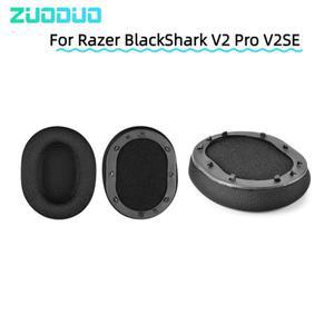 Razer BlACkShark V2 Pro V2SE 게임용 헤드셋 헤드폰 이어 커버 컵 스폰지 소프트 폼 (플라스틱 버클 포함)