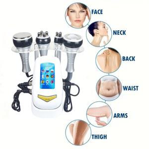 40K 3/4 In1 Cavitation 바디 슬리밍 기계 페이셜 마사지 피부 페이스 리프팅 진공 흡입 장치