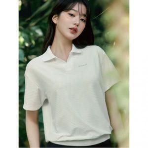 매장정품 아이더 EIDER ICE ON (아이스 온) 여성 반팔 폴로 티셔츠_Cream DWM25227W6 210522