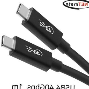 충전케이블 NM-UC401B USB4 40Gbps 1m 블랙USB- 네트워크케이블