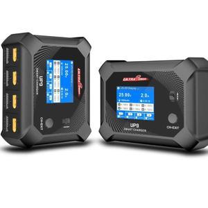 ULTRA POWER UP9 200W 4채널 스마트 블랜스 충전기 AC100W /DC 200W 이중 입력 배터리 충전기