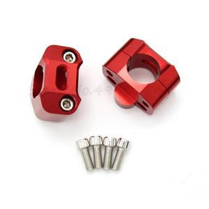 CNC 알루미늄 오토바이 핸들 바 라이저, 조정 가능한 팻 클램프, 범용 모델, 1 쌍, 인치, 28mm