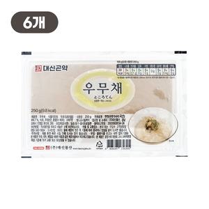 대신물산 우무채 우뭇가사리 250g *6개 대신 우묵 우무 한천