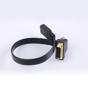 Coms HDMI 젠더 HDMI F to DVI M 25cm DVI 하향 꺾임