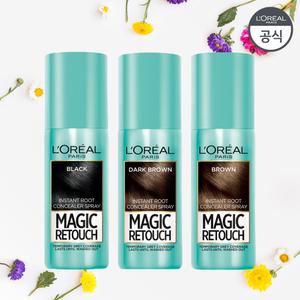 로레알 파리 뿌리는 새치염색! 매직리터치 새치커버 스프레이