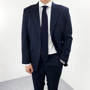 [엠클로] 남자 베이직 빅사이즈 데일리 투버튼 무지 기본 싱글자켓 4컬러