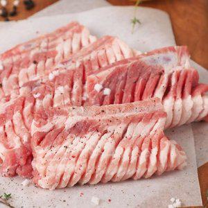 [고기장인백정] 무항생제 한돈 박포갈비(뼈삼겹) 400g x 3