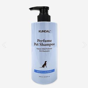 쿤달 네이처 마일드 퍼퓸 애견 샴푸 화이트런더리 500ml