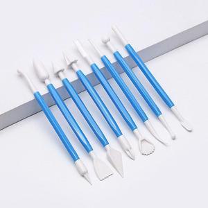 [XBI2M652]도구 세트 퍼플 점토 폴리 8pcs 아트 만들기