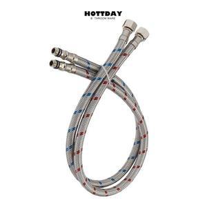 욕실 호스 스테인리스  유연한 배관 파이프 대야 수도꼭지 온수  냉수 주방 싱크대 G1/2 G3/8 G9/16 1 쌍