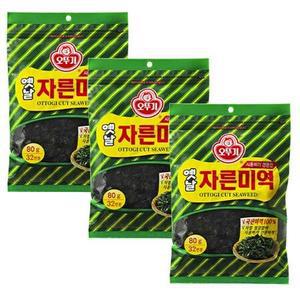 오뚜기 옛날 자른미역 80g x 3개 /건미역
