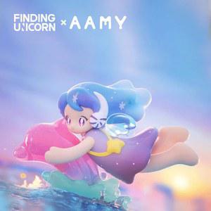 유니콘 찾기 Aamy Mind of The Sea 시리즈 블라인드 박스, 추측 가방 미스터리 박스 장난감, 귀여운 애니메이션 피규어 장식품 컬렉션