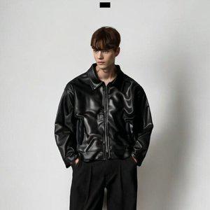 [리빌모아]남자 캐주얼 레더 라이더 카라 집업 자켓 DMES-JKS-STS14356508