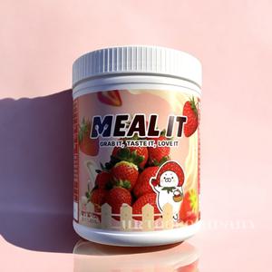 밀잇 식물성 단백질 쉐이크 딸기 라떼맛 분리대두단백질 간편식 450g 1통