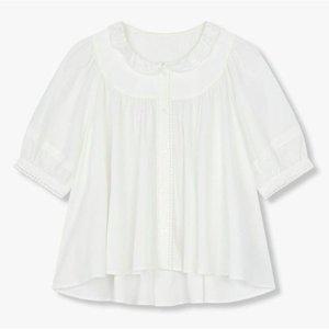 갤러리아 [25SS]프릴 카라 레이스 블라우스(7255260106)