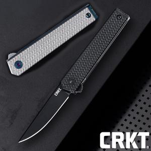 [씨알케이티]CRKT CEO 마이크로플리퍼 드롭 포인트(F) 폴딩 나이프(2종 택1)