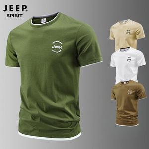 JEEP 지프 남자 여름 반팔티 기능성반팔티/흰티/흰색면티/무지/기본티/남성