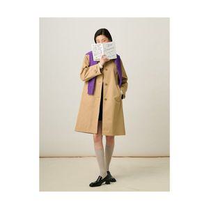 빈폴 BEANPOLE LADIES 코튼 롱 맥 코트 베이지 BF523TC01A 329424