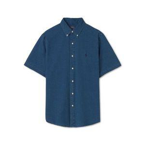 폴로 POLO RALPH LAUREN 숏슬리브 시어서커 셔츠 - 인디고 MNPOWOV1N820657-410 103376