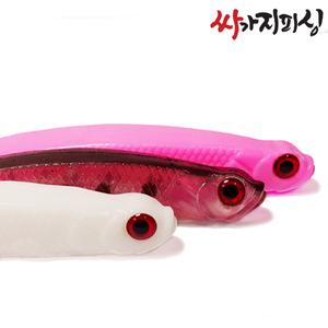 [싸가지피싱] 맥스 쉐드웜 광어 다운샷웜 광어웜