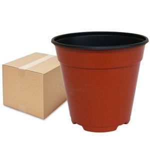이색화분 갈색 12호 1BOX 1200개 1박스 플라스틱 모종 포트 화분