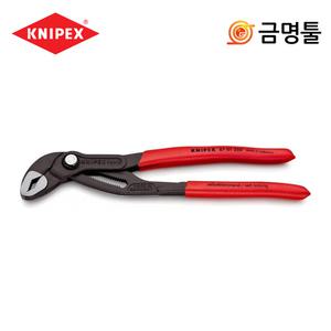 크니펙스 87 01 250 SB 워터펌프플라이어 250mm 최대벌림50mm 첼라