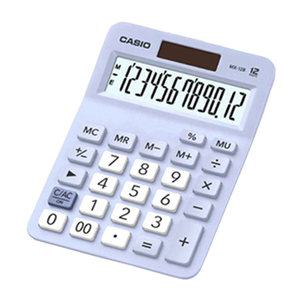 HJ 카시오 정품 일반계산기 사무용 탁상용 전자계산기 MX-12B 블루