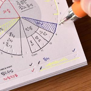 스프링 먼슬리 플래너 시간관리 체크리스트 루틴 하루계획표 아침점심저녁 시간별 탁상 스케쥴러 A6 35매