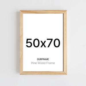 아워프레임 원목 50x70 액자 프레임