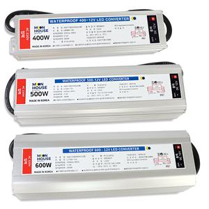 방수 SMPS 12V 400W 500W 600W LED 안정기 컨버터 국산