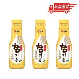 오늘출발 샘표 일편단심 참기름 200ml 3개